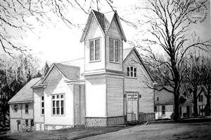 Water Street Church of Christ in 1914